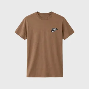 Custom Embroidered Brown T shirt