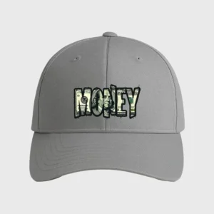 Custom DTF Printing Gray Cap