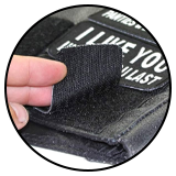 Backing attachment plus final quality check