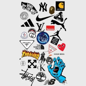 Brand Logo Style UV DTF Sticker