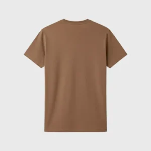 Custom Printed Brown T shirt Back Look