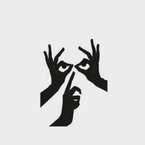 Mysterious Hand Eye Art DTF Design