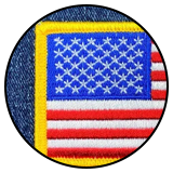 Precision embroidery, as well as border finishing