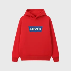 Custom Embroidered Red Hoodie