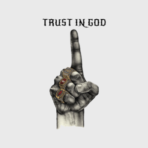Trust In God Hand of Faith DTF Design