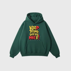 Custom Printed Green Hoodie